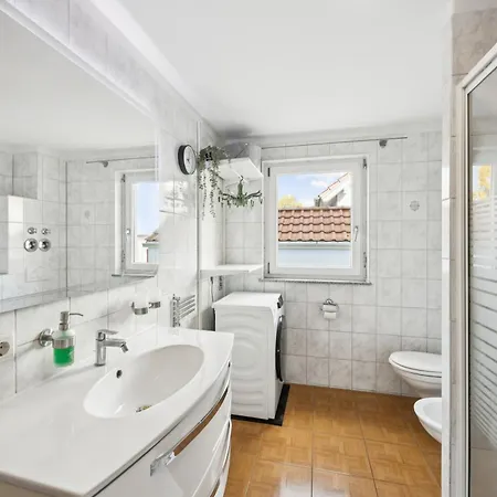 公寓 Kaiserstuhl Oase - 4br, Kueche, Tv's, Waschtrockner, Innenhof 恩丁根