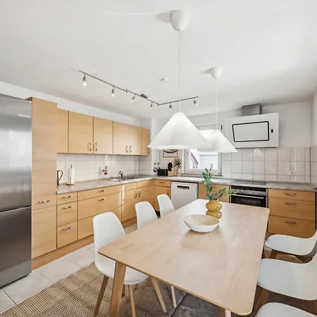 公寓 Kaiserstuhl Oase - 4br, Kueche, Tv's, Waschtrockner, Innenhof 恩丁根